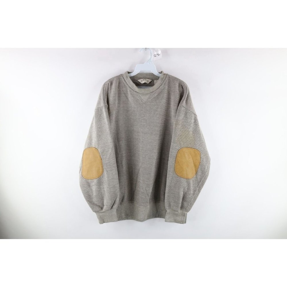 Vintage 90s Orvis Mens Large Distressed Leather E… - image 1